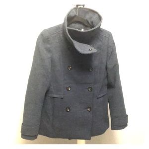 H&M Double breasted peacoat Size 10